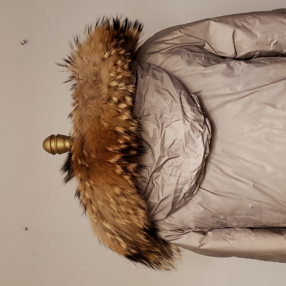 Helmut Lang Padded Jacket w Fur Trimmed Hood - Picture 6 of 15